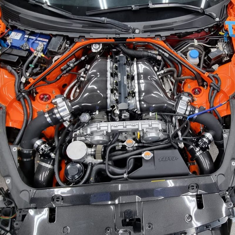 En motor med bolt-on-uppgraderingar