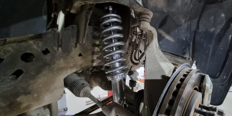 Bild med ny fjädring installerad