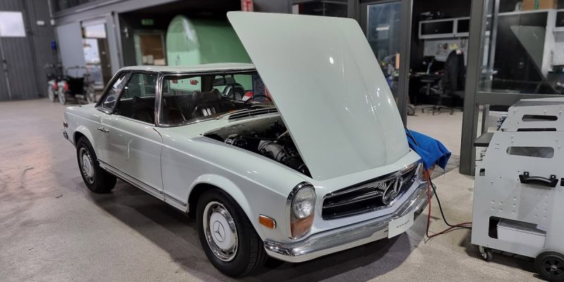 Fordonstest utförs på en veteran i PBZ verkstad