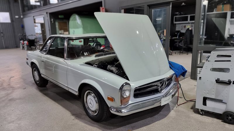 Fordonstest utförs på en veteran i PBZ verkstad